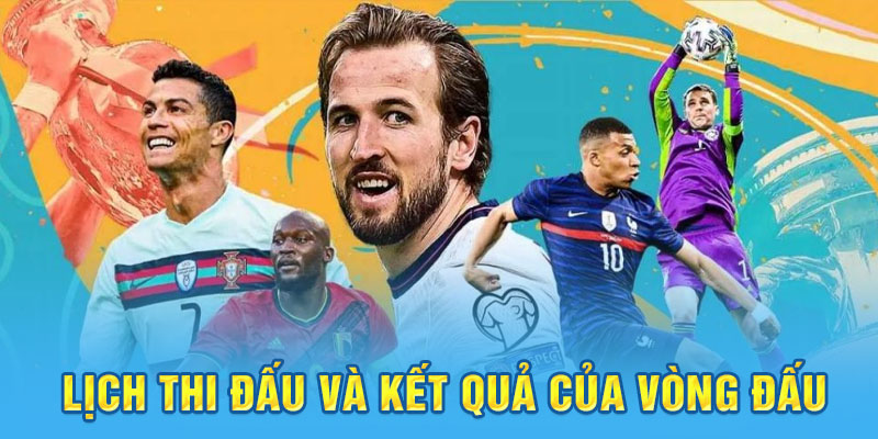 Lịch thi đấu và kết quả của vòng đấu